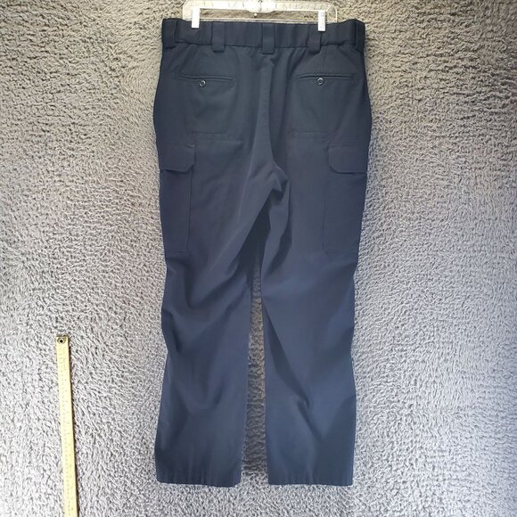 5.11 Tactical Pants Mens 38x32 Navy Blue Cargo Pockets Ripstop Workwear - Picture 12 of 13